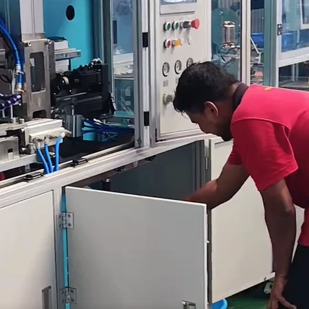 Fully Automatic Copper Braided Strap Cutting and Squaring Machine for Malaysian Customers Fully Automatic Copper Braided Strap Cutting and Squaring Machine for Malaysian Customers